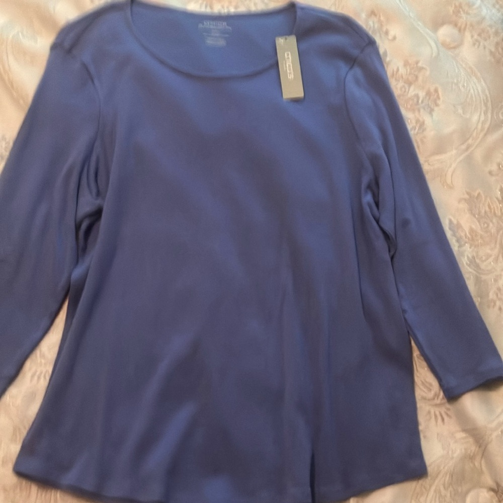 Chico's Elegant Blue Blouse